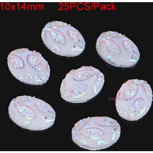 Two Holes Sew On Resin Rhinestones Crystal AB Sewing On Crystals Black Flower Round flatback Rhinestone Beads Scrapbooking Craft