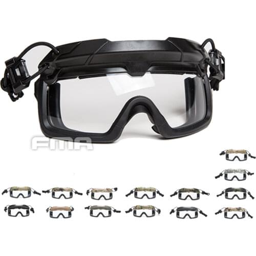 FMA tactical helmet dedicated split anti-fog goggles 3MM thickness lens CS field goggles