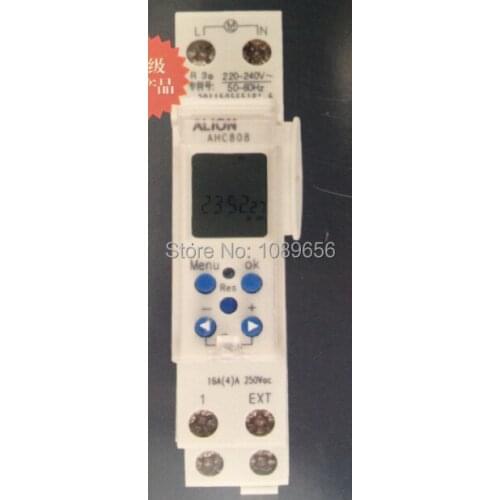 Timer Switch 220v 16a Programmable Digital Mini Time Relay Ahc808