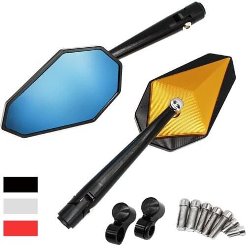 For SUZUKI B-King Bandit GSX-S1000 GSX-S1000F GSX-S1000Z GSX-S750 GSX-S750Z Motorcycle 8mm 10mm Screw Rearview Mirror Universal