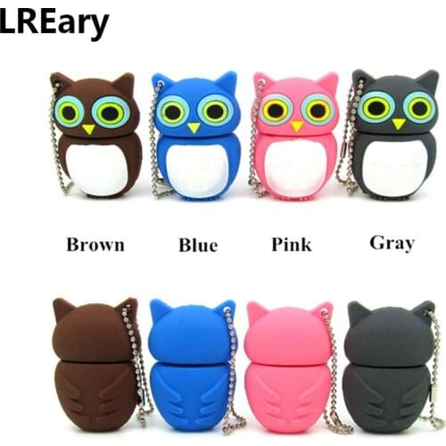Cartoon owl usb flash drive cute Pen drive personalized disk memory stick pendrive mini computer tablet gift 4gb 8gb 16gb 32gb