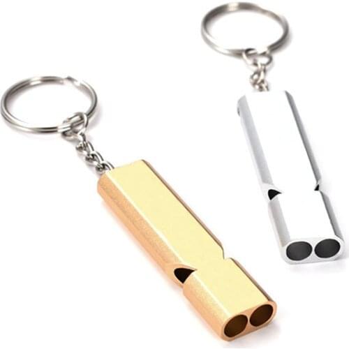 1Pcs Survival Gear Whistle Hiking Accessories Training Whistles Keychain Camping Equipment Outdoor Tools Team Gifts Keyring
