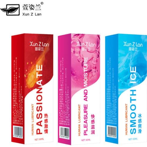 60ml Water Based Lubricant for Dildo Masturbator Anal Sex/vagina Women Ice Hot Massage Oil Male Sex Pleasure Orgasm Lube Gel