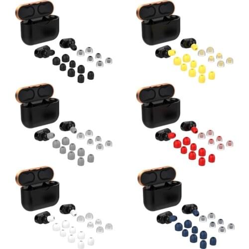 7 pairs Replacement Ear Tips Earbuds for Sony WF 1000XM3 Anti-Slip Memory Foam Cover Ear Hook Buds for WF-1000XM3 Accessories