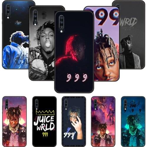 Phone Case For Samsung Galaxy A 50 51 71 70 7 5 10 20 30 40 41 21 S E Black Cover Waterproof 3D Funda Trend juice wrld rapper
