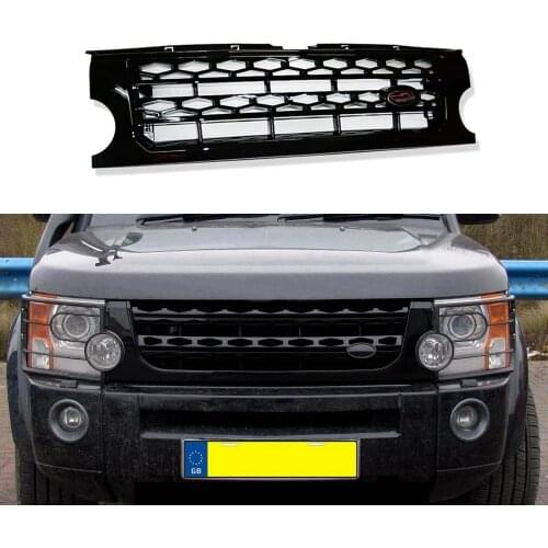 For Discovery 3 Front Grill For Discovery 3 LR3 2005 2006 2007 2008 2009 Front Racing Grill Mesh Front Bumper Grilles Cover