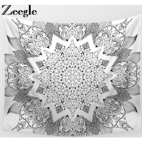 Zeegle Mandala Tapestry Wall Hanging For Wall Home Decor Tapestry Beach Throw Towel Yoga Mat Living Room Tapestry Curtain Crafts