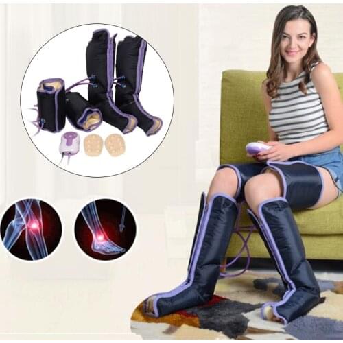 Air Compression Leg Massager Electric Circulation Leg Wraps For Body Foot Ankles Calf Therapy
