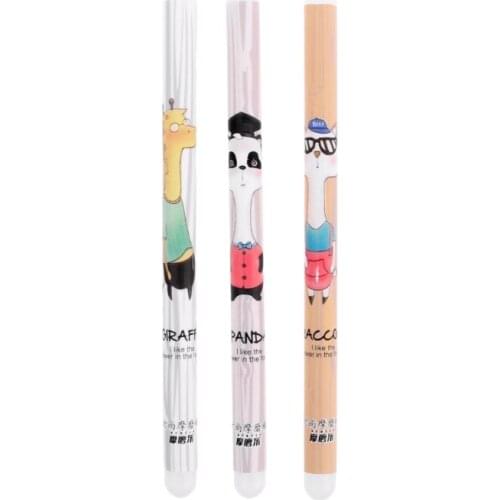 Creative Cartoon Animal Silicon Double Head Friction Eraser For Erasable Gel Pen