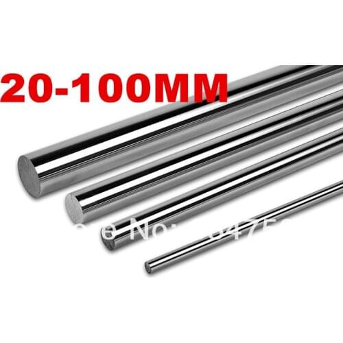 Linear shaft 20mm 100mm long linear rod L100mm linear round shaft cnc parts linear rail 20mm cnc router cnc parts