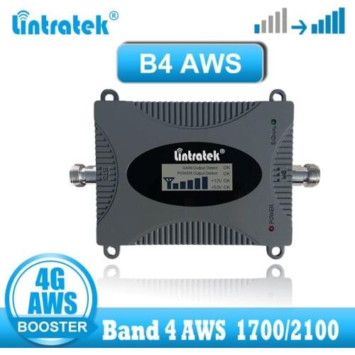 Lintratek Band 4 LTE AWS 1700/2100 Signal booster FDD 4G Cellular amplifier AWS 1700mhz internet mobile phone Signal repeater