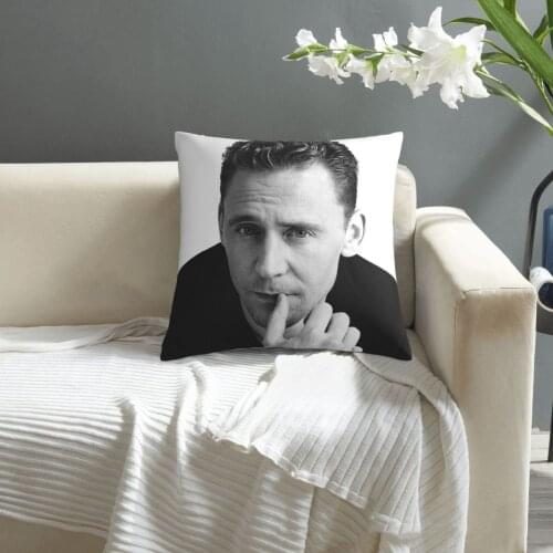 Tom Hiddleston pillowcase printed cushion cover sofa waist pillow pillow cover