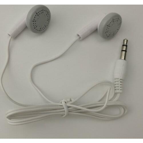 Cheapest Short Earphone One Time Use 3.5mm Stereo In -Ear Earbuds for Apple IPod/iPhone/Mp3 MP4 Player Smartphone 200pcs/lot