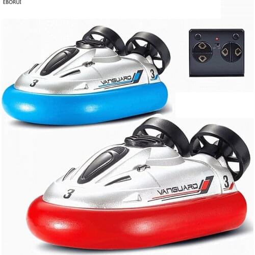 Updated Happycow 580 RC Boat 2.4G Mini RC Hovercraft Remote Control Boat Speed ShipToy Gift for Kids Outdoors Pool and Lake