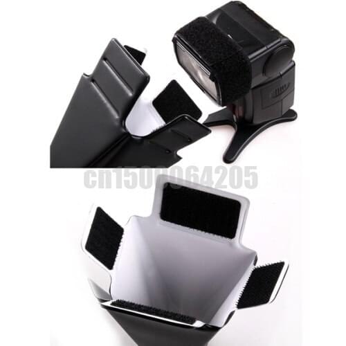 Reflector Flash Diffuser Softbox For canon 580EX 430EX 380EX for nikon SB600 SB900 SB800 Flash light ree Shipping