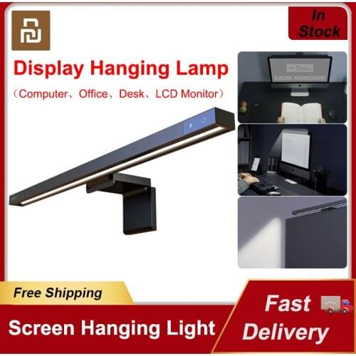 Youpin Hanging Lamp Computer Office Desk Lamp Reading Screen Lamp Stepless Dimming Eye Protection Reading Light For LCD Monitor