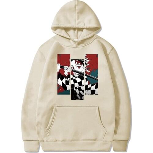 Demon Slayer Hoodies Oversized Sweatshirts Anime Hoodie Kimetsu No Yaiba Cosplay Japanese Streetwear Harajuku Tracksuit Pullover