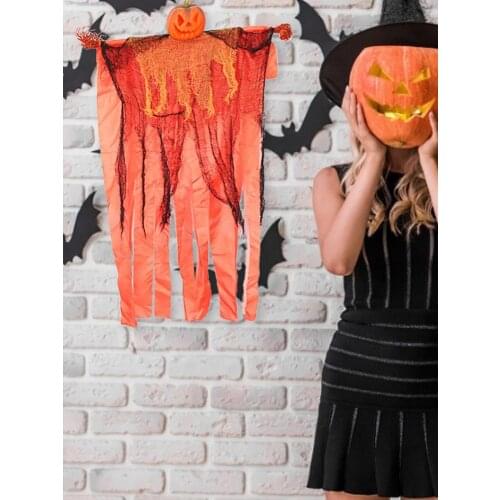 Halloween Pumpkin Hanging Horror Decorations Halloween Props Horror Decorations Escape Room Whole Man Props Halloween Decoration