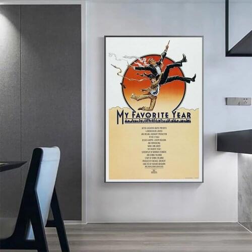 V0333 My Favorite Year Vintage Classic Movie Wall Silk Cloth HD Poster Art Home Decoration Gift