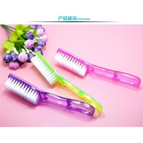 Factory whilesale Large plastic shoe brush Crystal brush cleaning bristles household cleaning brush department store