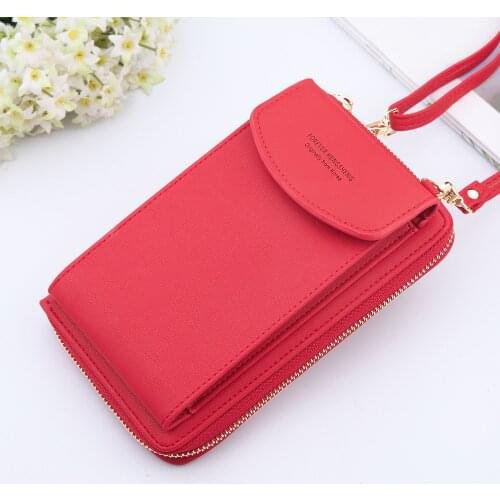 2020 New Women Wallet Brand Cell Phone Wallet Big Card Holders Wallet Handbag Purse Clutch Messenger Shoulder Straps Bag