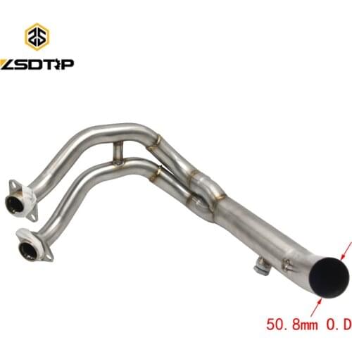 ZSDTRP Motorcycle Modifiy exhaust pipe case for kawasaki Z650 ,NINJIA 650 model Stainless steel material
