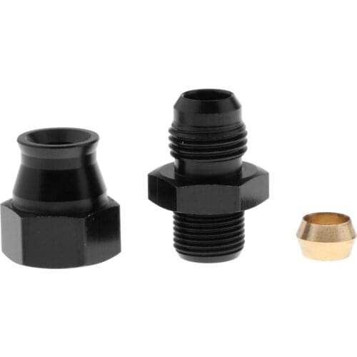 6AN Male to 5/16"8mm Fuel Hose End connector Line Tube Straight Fitting Adapter