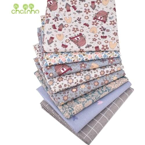 Chainho,Printed Twill Cotton Fabric,Bean Red Series,Patchwork Clothes,DIY Sewing Quilting Material For Baby&Childrens Bedcloth