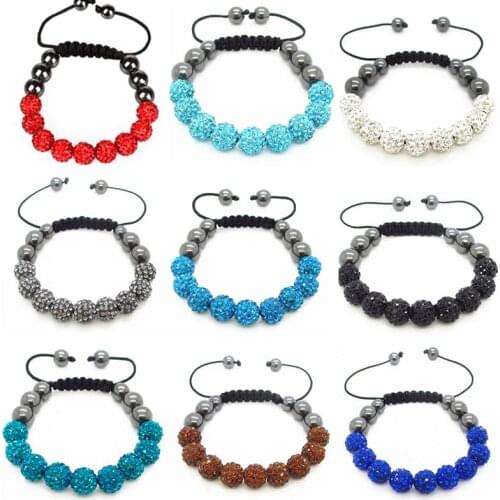 Chakra Bracelet Jewelry Handmade Colorful Natural Stone Crystal Beads Adjustable Rope Wrap Bracelet Couples Bracelets Gifts