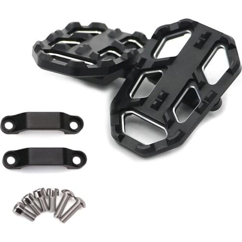 For Honda Nc700X Nc700S 2012-2014 And Nc750X Nc750S 2014-2018 Cnc Aluminum Motorbike Foot Pegs Footpegs Footrests(Black)