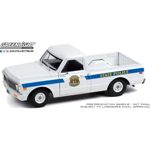 GreenLight 1:24 1972 CHEVROLET C-10 85531 alloy toy car toys for children diecast model car Birthday gift