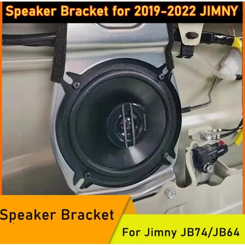 Car Rear 5 Inch Speaker Bracket Kit 99197-77R10 With Wire Harness For 2019 2020 2021 Suzuki New Jimny JB64 JB74w Accessories