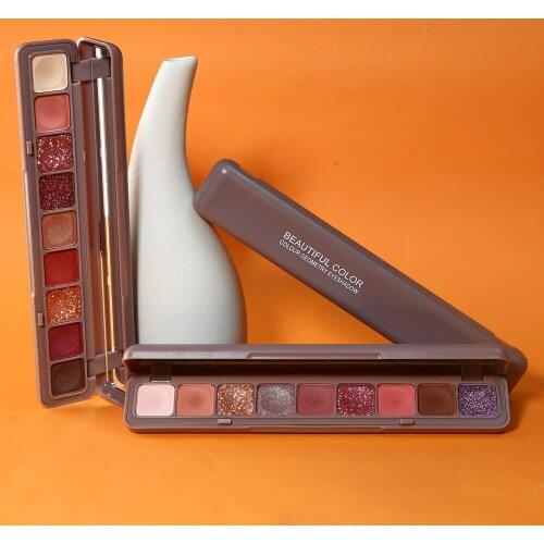 New 9 Color Eyeshadow Palette Shimmer Matte EyeShadow Natural Long-lasting Waterproof Glitter Eye Powder Shadow Makeup Cosmetics