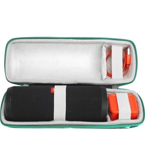 2021 New Hard Case Travel Carrying Storage Box for JBL Flip 4 Wireless Bluetooth Portable Speaker. Fits USB Cable and Charger