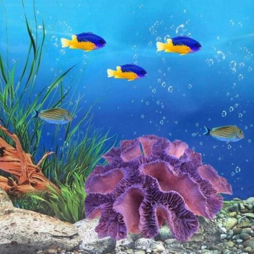 Resin Fish Tank Landscaping Simulation Coral Aquarium Decoration Cute Coral Stone Landscaping Decorative Fish Tank Accessories