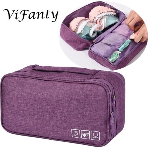Portable Bra Underwear Storage packing organizer bag travel Clothes Pouch Accessories