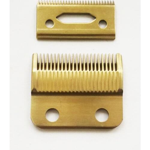 Professional Hair Clippers Cutting Blade High Carton Steel Accessories Golden For Cordless