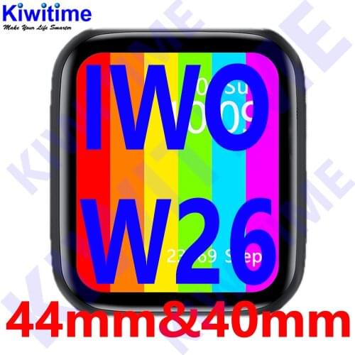 KIWITIME IWO 26 Watch 6 44mm SmartWatch 1.75 inch infinite Screen for phone Heart Rate Temperature