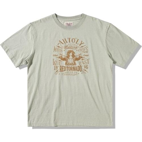 T3-M00 Buy 1 & Get 2 RedTornado Asian Size Super Top Quality 260GSM Heavy Casual Tee Cotton Printing T Shirt 8 Colours