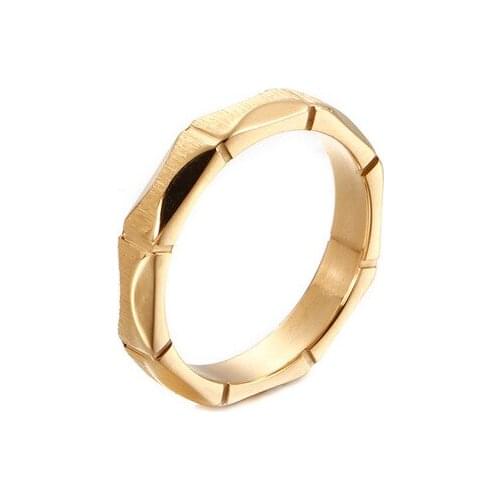 Unique handmade costume jewelry gold color filled antique wedding ring for women