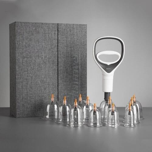 Vacuum cupping machine 12 cups household pumping type cupping machine household body massager extraction tank joint tank explosi