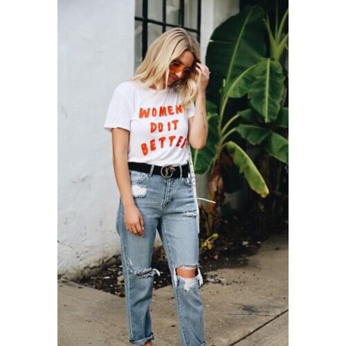 Women do it better T-shirt moletom do tumblr t shirt casual tops girl power t shirt casual tops tees t shirt moletom tumblr tees