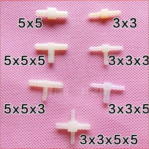 100PCS Dental chair unit 3 way accept adaptor 2 big one small adaptor water tube pipe dental products dental equipments