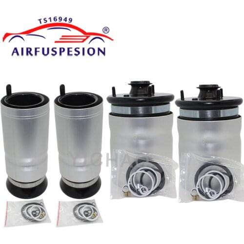 4pcs Front + Rear Air Spring Bag for Land Rover Discovery 3 LR3 LR4 Range Rover Air Suspension Repair Kit REB500190 RNB501250