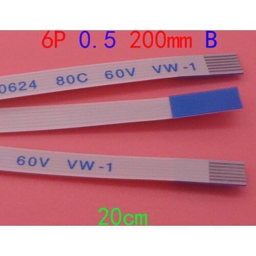 5pcs New Power Switch flex cable For Asus A550 A550C X550 X550V X550VC X550C X550CC FFC FPC Flexible Cable Length 20cm 6-Pin