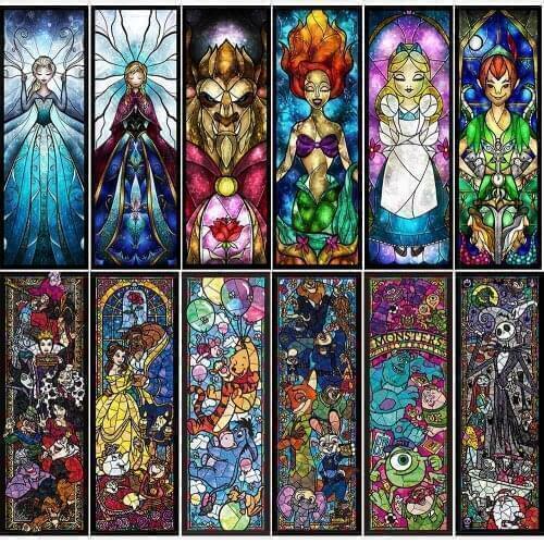 Disney Diamond Painting Fantasy Cartoon Witch Villain Set Hobby Art 5D DIY Full Drill Fairy Tale Princess Mosaic Home Decoration