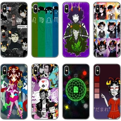 For Samsung Galaxy S10 Lite S9 S8 S7 S6 edge Plus S5 S4 Note 9 8 5 4 mini cover case Homestuck Trolls