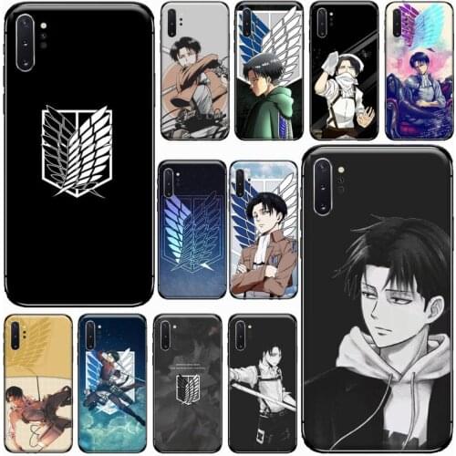 Anime Japanese attack on Titan Phone Case For Samsung Galaxy S8 S9 S10 Plus S10E Note 3 4 5 6 7 8 9 10 Pro Lite cover