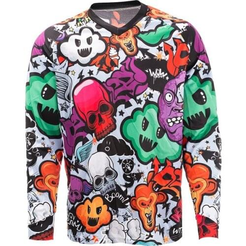 Downhill Jersey Long Sleeve Motocross Racing Bicycle Jerseys Mountain Bike MTB Shirts Offroad DH Sportswear Cycling Clothing