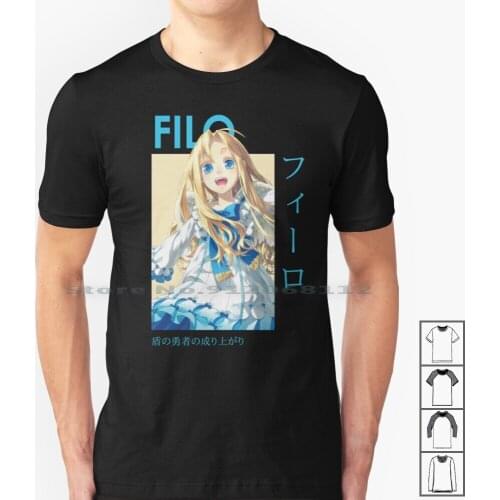 Filo Tate No Yuusha Shield Hero Anime T Shirt 100% Cotton Filo Firo The Rising Of The Shield Hero Tate No Yuusha Kawaii Loli